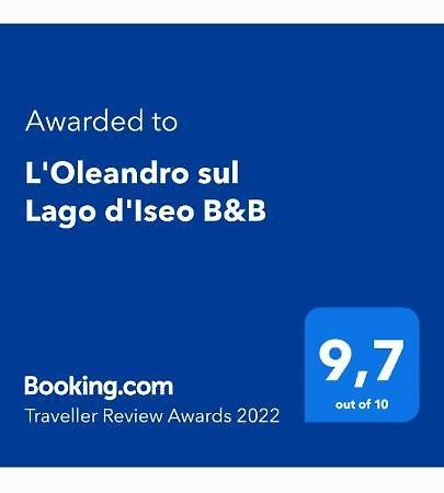 سولتسانو L'Oleandro Sul Lago D'Iseo B&B المظهر الخارجي الصورة